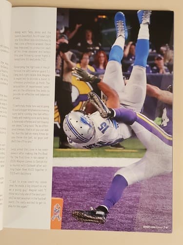 2017 DETROIT LIONS LOT of 4 a.Yearbook b.Oct 8 Lineup v Carolina Panthers+Schedu - Thumbnail 8