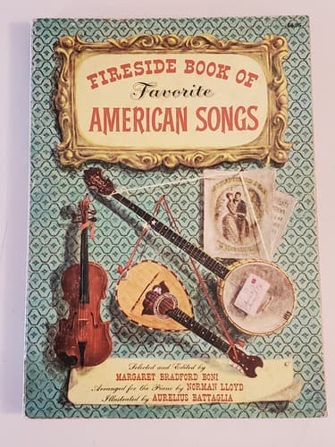 Vtg Sheet Music Book LOT OF 3 Fireside Famous American Songs-40 French-Gold Plat - Thumbnail 3