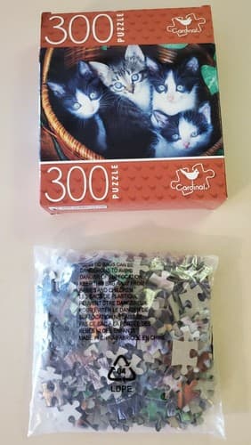 Puzzle LOT OF 3, 300 piece. Unicorn, Puzzle, Cats. NEW - Thumbnail 12