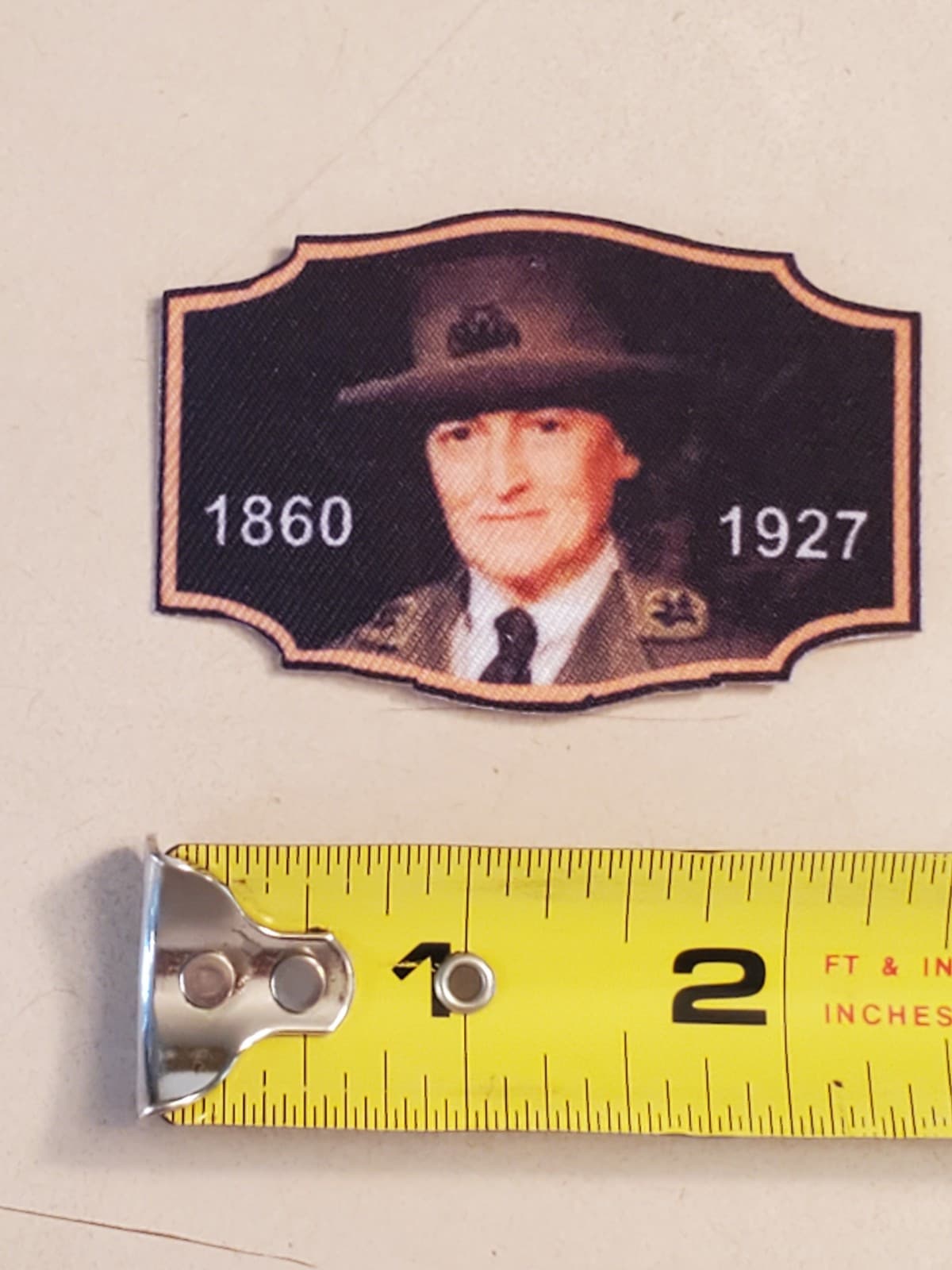 GIRL SCOUTS Patch 'Juliette Gordon Low 1860-1927' GSA Embroidered Iron-on. NEW - Thumbnail 4