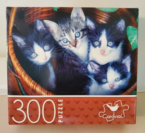 Puzzle LOT OF 3, 300 piece. Unicorn, Puzzle, Cats. NEW - Thumbnail 9