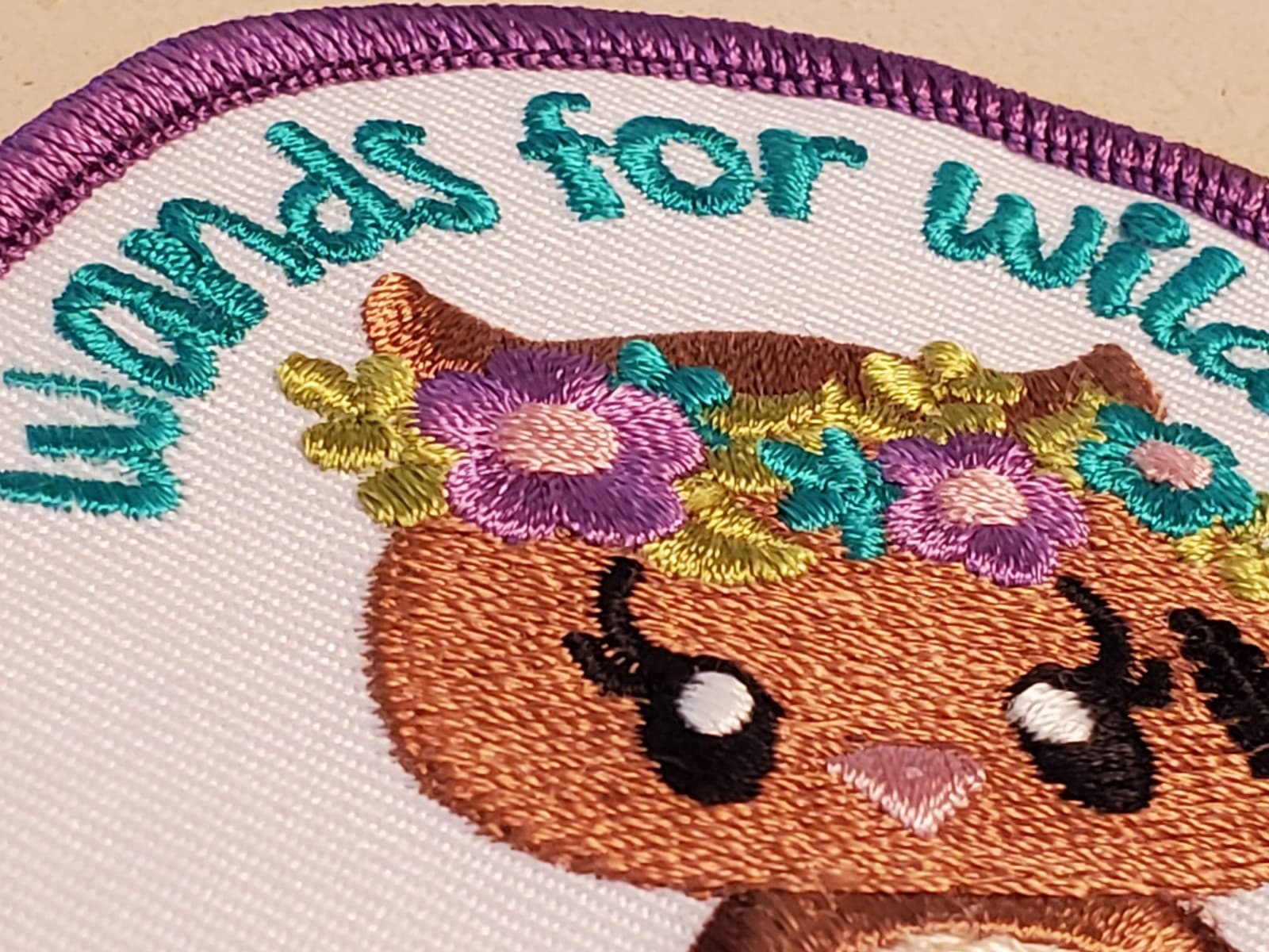 (2) LOT GIRL SCOUTS Patch 'Wands For Wildlife & Shine On Koala' GSA Embroidered - Thumbnail 3