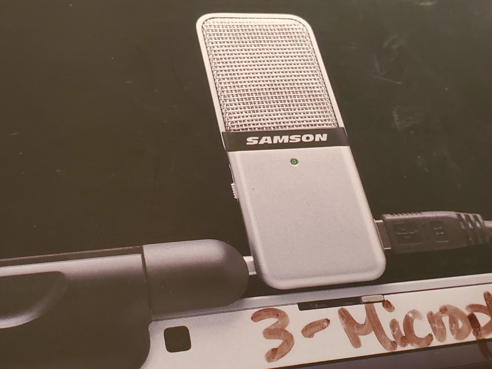 (3) LOT SAMSON GO MIC Portable USB Condenser Microphone SAGOMIC. Tested works. - Thumbnail 17