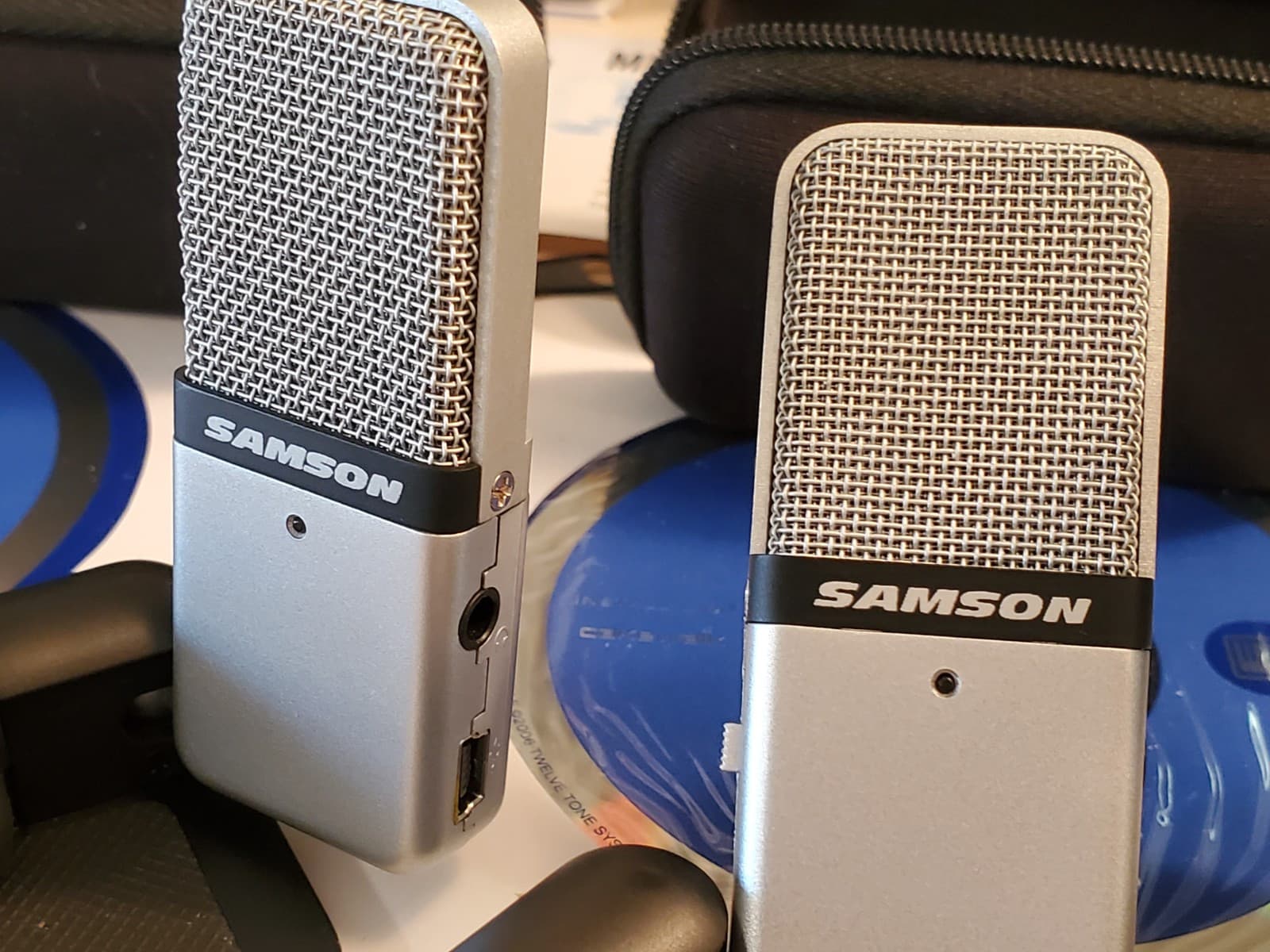 (3) LOT SAMSON GO MIC Portable USB Condenser Microphone SAGOMIC. Tested works. - Thumbnail 14