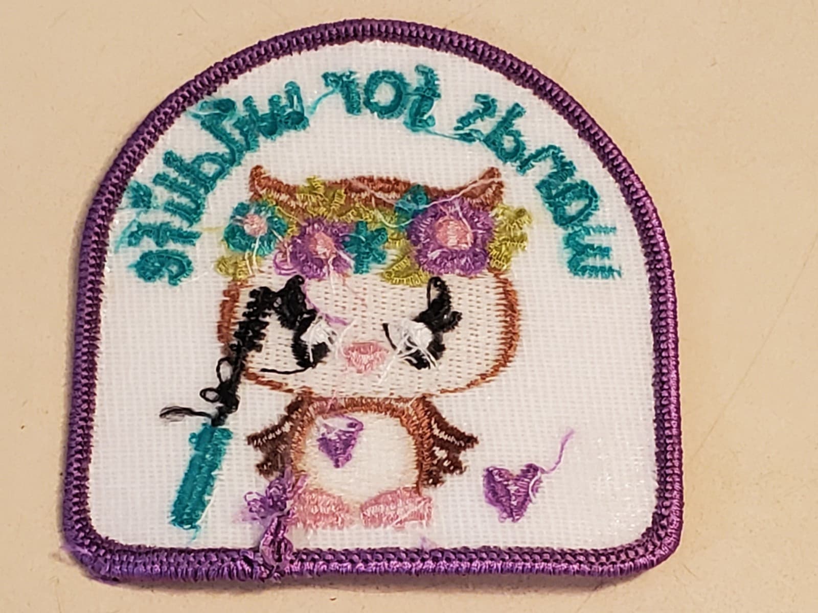 (2) LOT GIRL SCOUTS Patch 'Wands For Wildlife & Shine On Koala' GSA Embroidered - Thumbnail 2