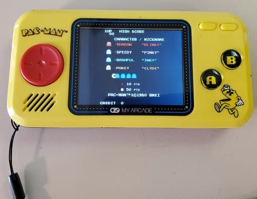 MY ARCADE Pac-Man Handhled game. Pocket Player Portable Gaming System AAA battx4 - Thumbnail 2