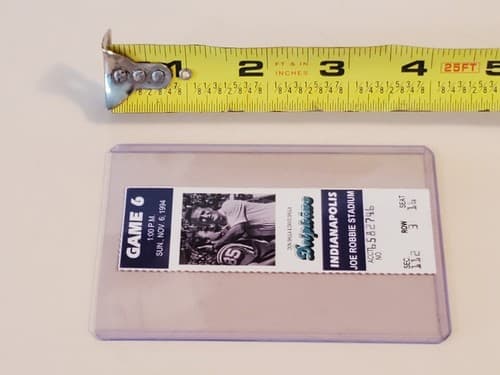 1994 NFL Miami Dolphins Ticket stub. NOV 6 1994 v Indy Colts. TWO ava. Don Shula - Thumbnail 14