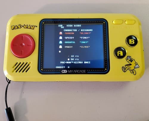 MY ARCADE Pac-Man Handhled game. Pocket Player Portable Gaming System AAA battx4 - Thumbnail 7
