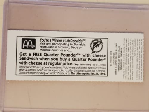 1994 NFL Miami Dolphins Ticket stub. OCT 16 1994 v LA Raiders TWO Ava. Don Shula - Thumbnail 9