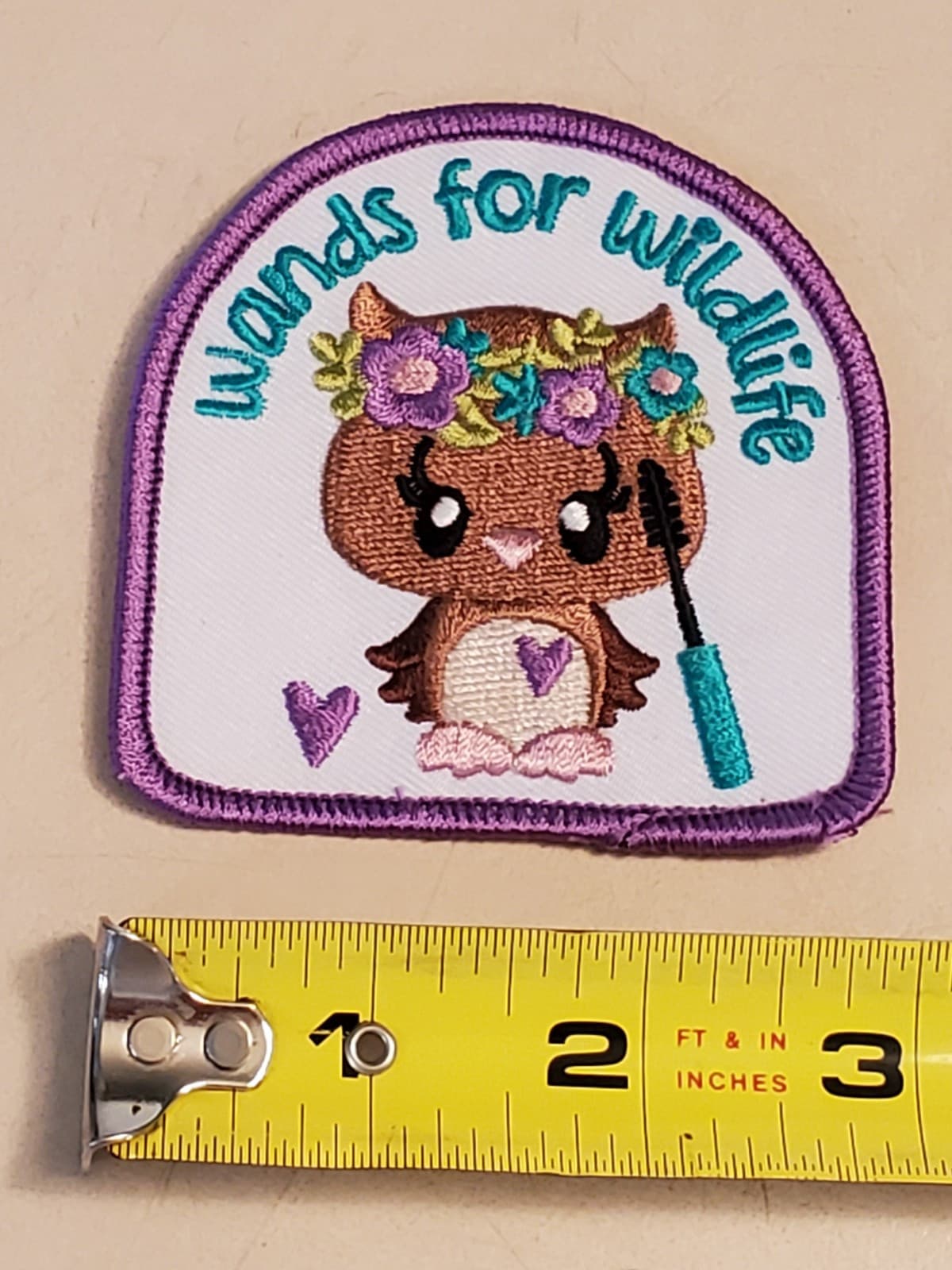 (2) LOT GIRL SCOUTS Patch 'Wands For Wildlife & Shine On Koala' GSA Embroidered - Thumbnail 6