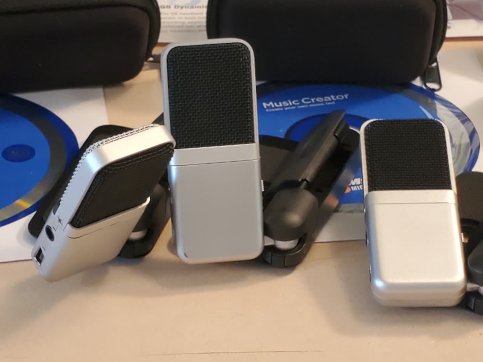 (3) LOT SAMSON GO MIC Portable USB Condenser Microphone SAGOMIC. Tested works. - Thumbnail 10