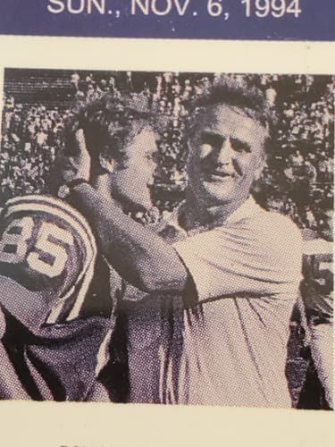 1994 NFL Miami Dolphins Ticket stub. NOV 6 1994 v Indy Colts. TWO ava. Don Shula - Thumbnail 6