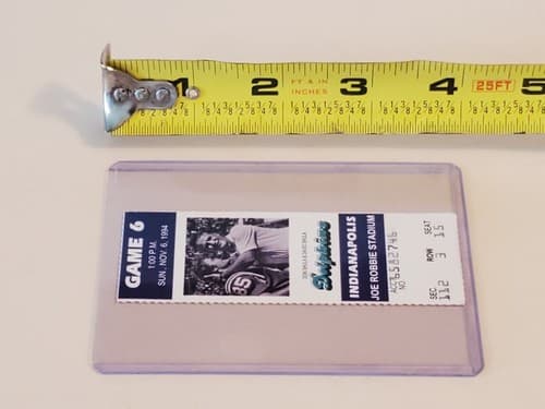 1994 NFL Miami Dolphins Ticket stub. NOV 6 1994 v Indy Colts. TWO ava. Don Shula - Thumbnail 8