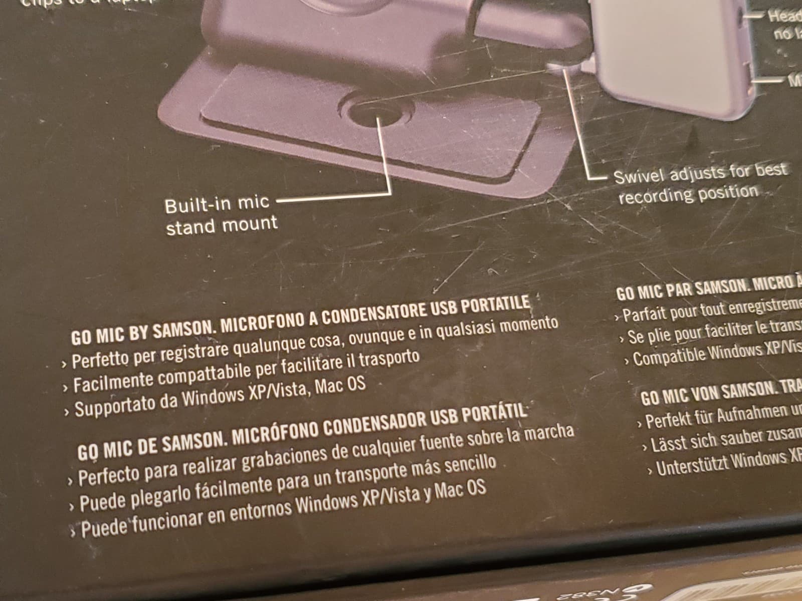 (3) LOT SAMSON GO MIC Portable USB Condenser Microphone SAGOMIC. Tested works. - Thumbnail 18