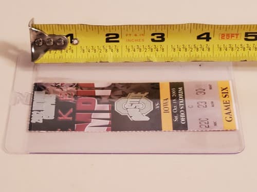 2003 NCAA Ohio State University ticket stub. OCT 18 2003 v Iowa (19-10W) Two ava - Thumbnail 15