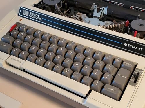 SMITH CORONA 3L Electra XT Electronic Typewriter Sterling Cartridge extra ribbon - Thumbnail 7