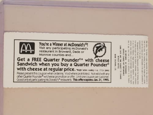 1994 NFL Miami Dolphins Ticket stub DEC 12 94 v KC Chiefs. Super Bowl VII Shula - Thumbnail 2