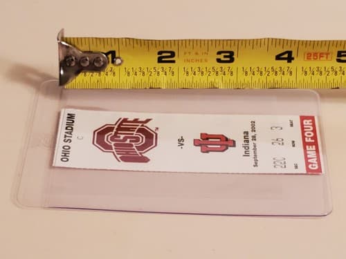 2002 NCAA Ohio State Univ ticket stub. SEP 28 2002 v Indiana (45-17W) Two avail - Thumbnail 7