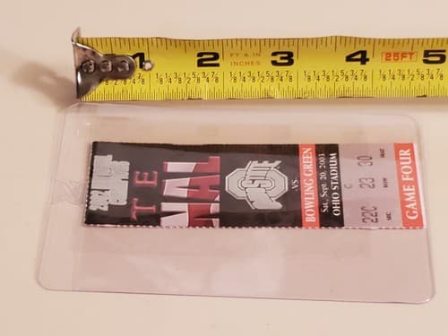 2003 NCAA Ohio State Univer ticket stub. SEP 20 2003 v Bowling Green 24-17W - Thumbnail 15