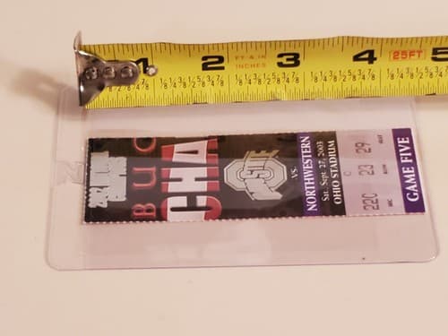 2003 NCAA Ohio State Univ ticket stub. SEP 27 2003 v Northwestern (20-0W) 2 ava - Thumbnail 8