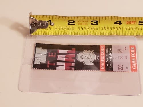 2003 NCAA Ohio State Univer ticket stub. SEP 20 2003 v Bowling Green 24-17W - Thumbnail 8