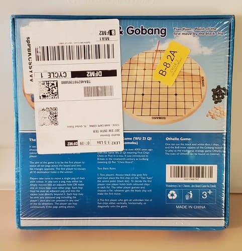 2-in-1 Wooden Chinese Checkers & Gobang (Five in a Row) Family Board Game Set - Thumbnail 3