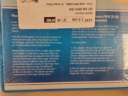 2-in-1 Wooden Chinese Checkers & Gobang (Five in a Row) Family Board Game Set - Thumbnail 7