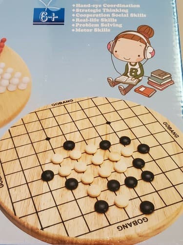 2-in-1 Wooden Chinese Checkers & Gobang (Five in a Row) Family Board Game Set - Thumbnail 4