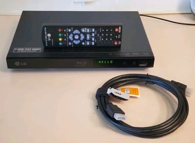 LG BP125 Blu-ray DVD Player. HDMI FullHD. Tested works. Bundle - Thumbnail 7