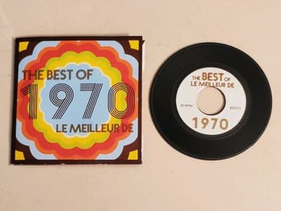 Dollhouse small 45 record with sleeve. THE BEST OF 1970 LE MEILLEUR DE music - Thumbnail 12