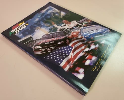 Official 1999 Daytona 500 NASCAR Race Program - Dale Earnhardt cover, LOT - Thumbnail 3