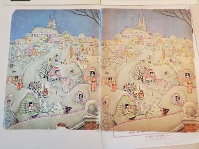 LOT(9) CHRISTMAS Sheet Music and Song Books of American Classics. a.Christmas Ca - Thumbnail 6