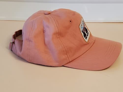 MTV MUSIC TELEVISION Hat Ball Cap, peach pink cotton, patch ICE CUBE logo - Thumbnail 5