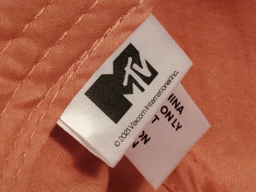MTV MUSIC TELEVISION Hat Ball Cap, peach pink cotton, patch ICE CUBE logo - Thumbnail 12