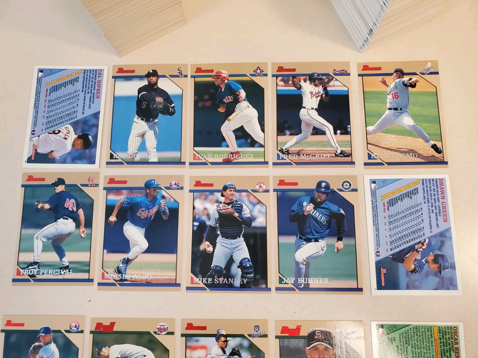 1996 BOWMAN Baseball Complete Set 1-385. NM-M Andruw Jones RC - Thumbnail 4