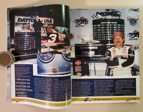 Official 1999 Daytona 500 NASCAR Race Program - Dale Earnhardt cover, LOT - Thumbnail 7