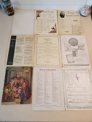 LOT(9) CHRISTMAS Sheet Music and Song Books of American Classics. a.Christmas Ca - Thumbnail 2