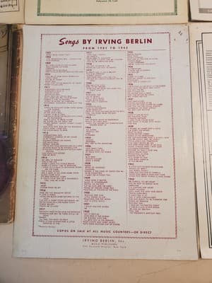 LOT(9) CHRISTMAS Sheet Music and Song Books of American Classics. a.Christmas Ca - Thumbnail 11