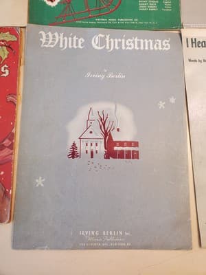 LOT(9) CHRISTMAS Sheet Music and Song Books of American Classics. a.Christmas Ca - Thumbnail 10