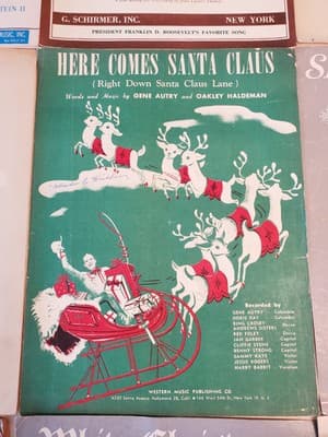 LOT(9) CHRISTMAS Sheet Music and Song Books of American Classics. a.Christmas Ca - Thumbnail 14