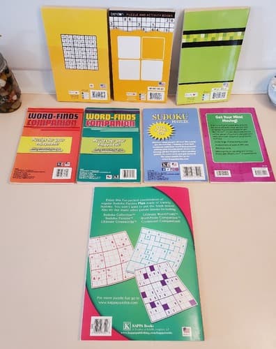 SUDOKU - CROSSWORD LOT OF 8 books. 95% unmarked puzzles. Used, excellent cond - Thumbnail 2