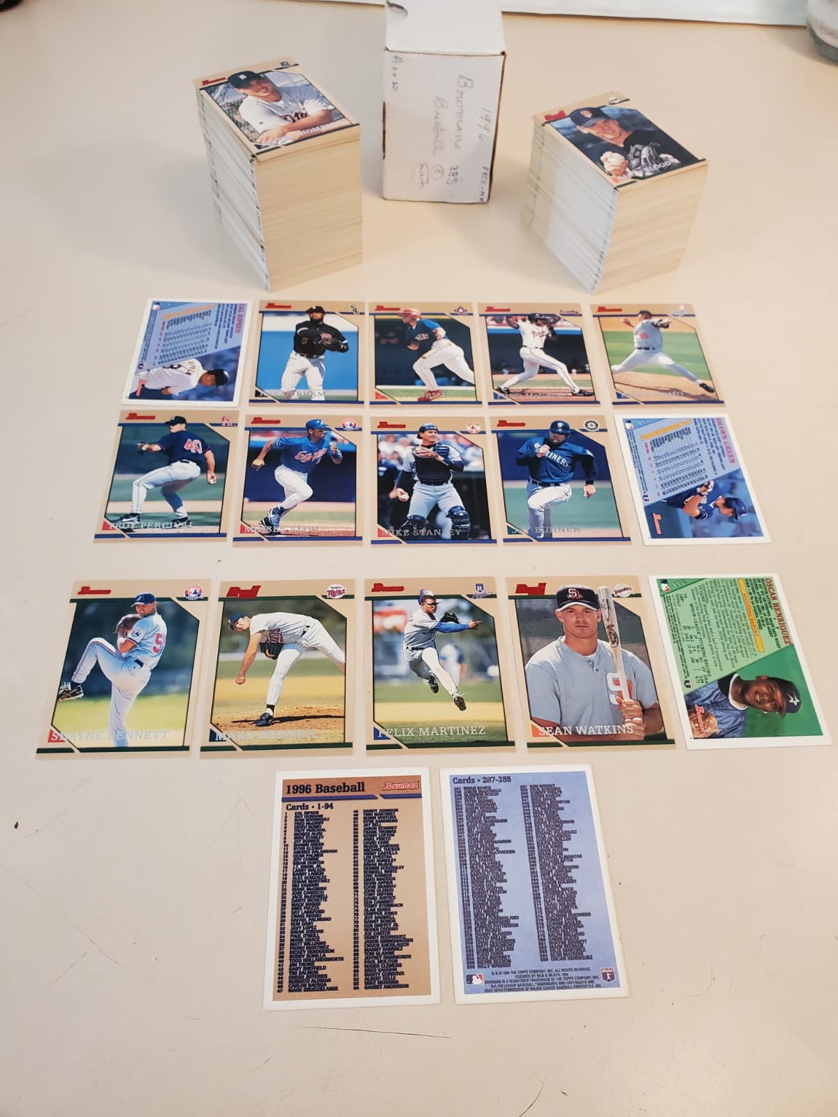 1996 BOWMAN Baseball Complete Set 1-385. NM-M Andruw Jones RC - Thumbnail 7