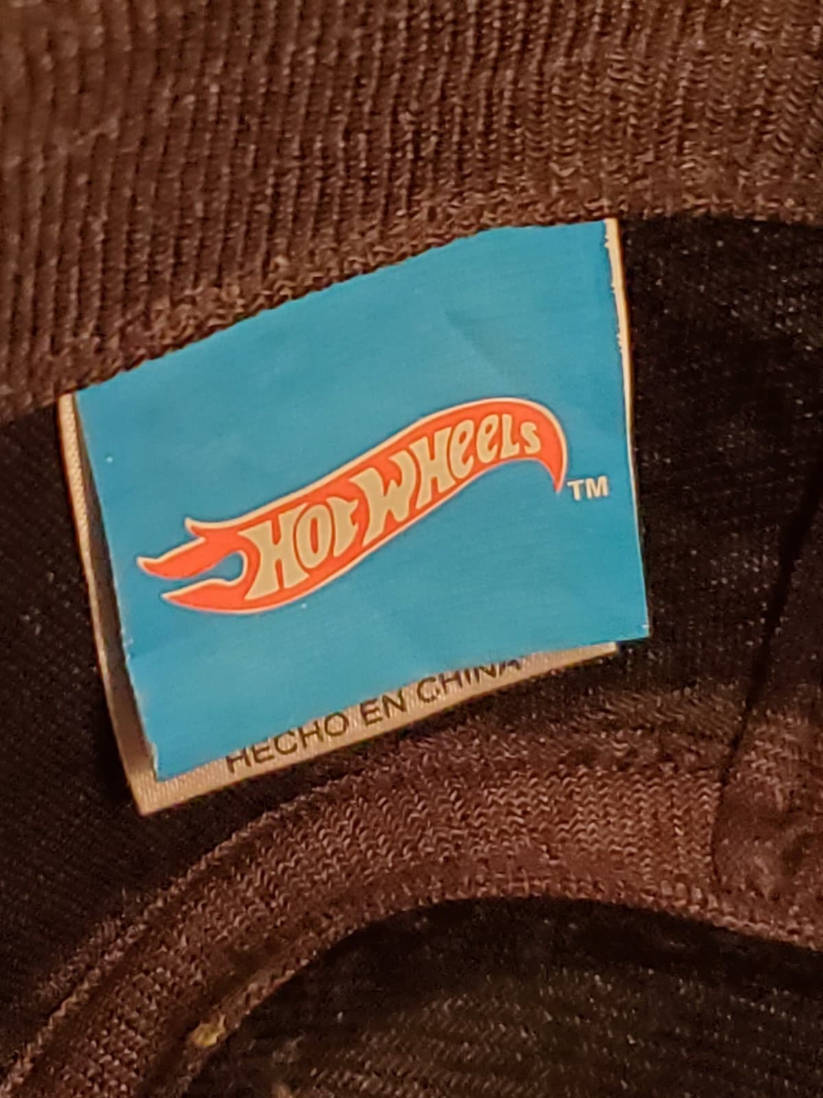 Vintage HOT WHEELS Fedora Hat with Red HW band and flame logo. RARE Black felt - Thumbnail 14