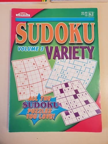 SUDOKU - CROSSWORD LOT OF 8 books. 95% unmarked puzzles. Used, excellent cond - Thumbnail 9