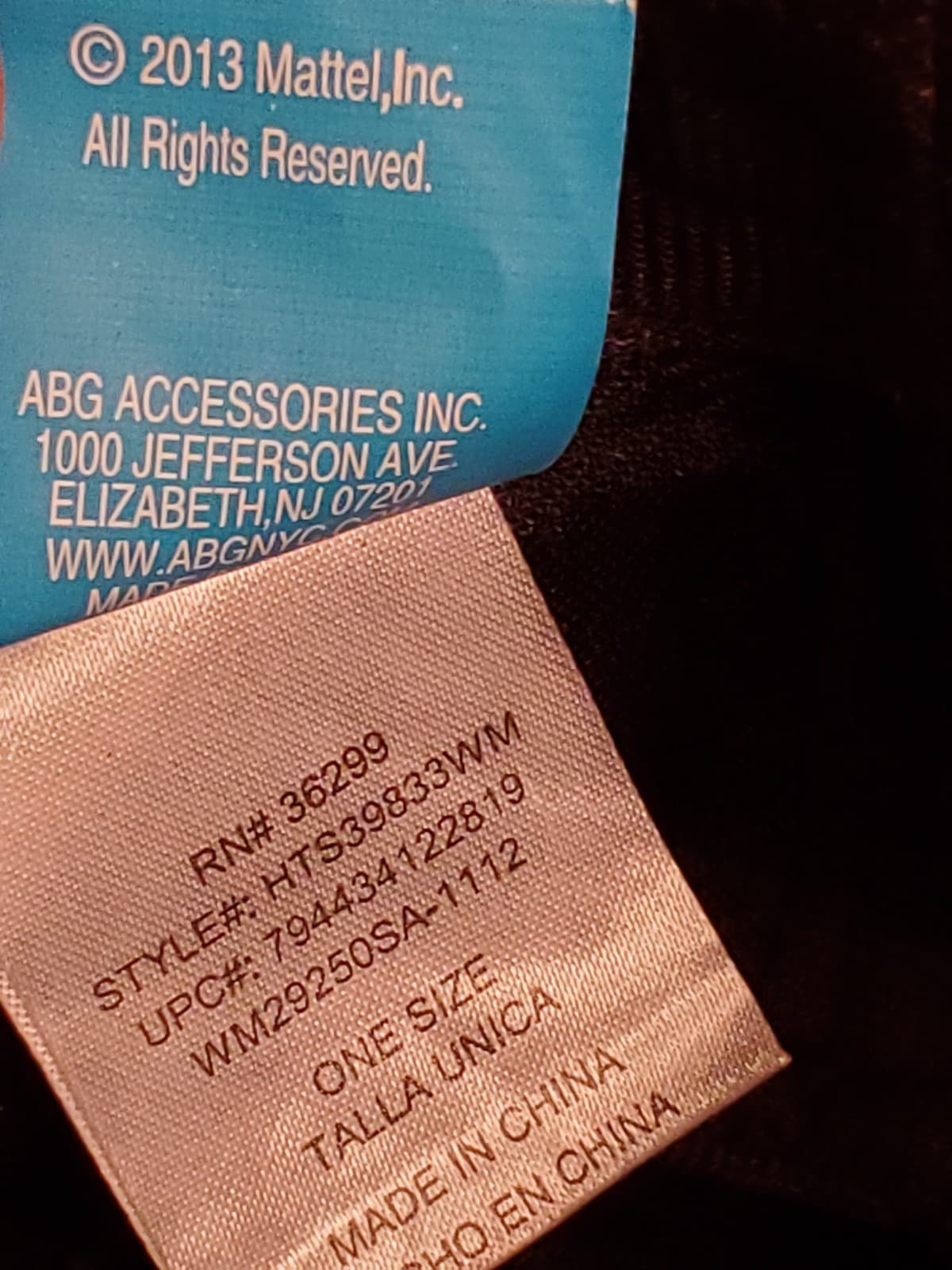 Vintage HOT WHEELS Fedora Hat with Red HW band and flame logo. RARE Black felt - Thumbnail 15