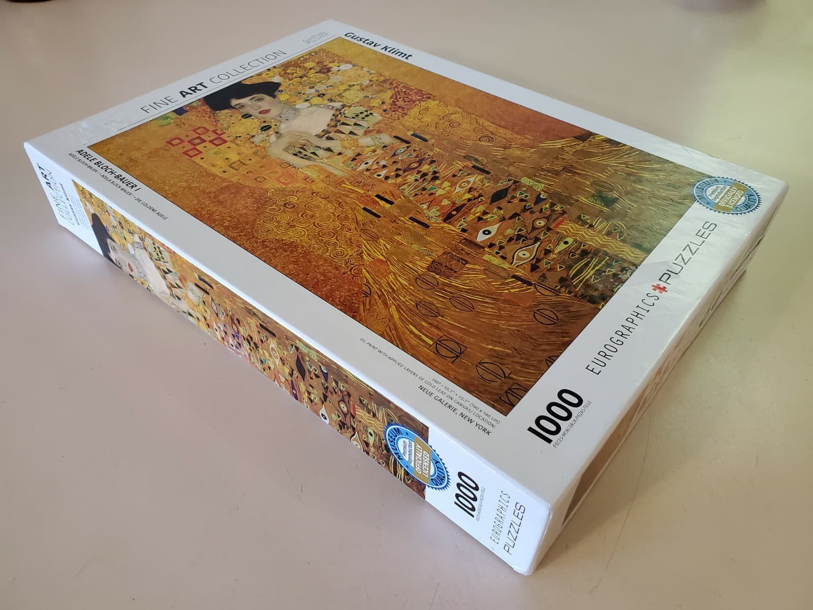 Gustav Klimt EuroGraphics Puzzle (#6000-9947). 1000 pcs, 19-1/4" x 26-5/8" Adele - Thumbnail 2