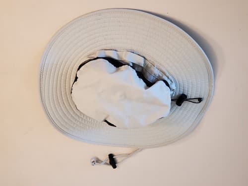 HAWAIIAN TROPIC Beach Sun Water Hat with Round brim, white and blue w quick dry - Thumbnail 3