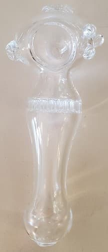 CLEAR XL Honeycomb Glass Tobacco Pipe 5.5" Ltd Deluxe Collectible 5 colors avail - Thumbnail 6