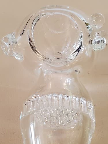 CLEAR XL Honeycomb Glass Tobacco Pipe 5.5" Ltd Deluxe Collectible 5 colors avail - Thumbnail 7