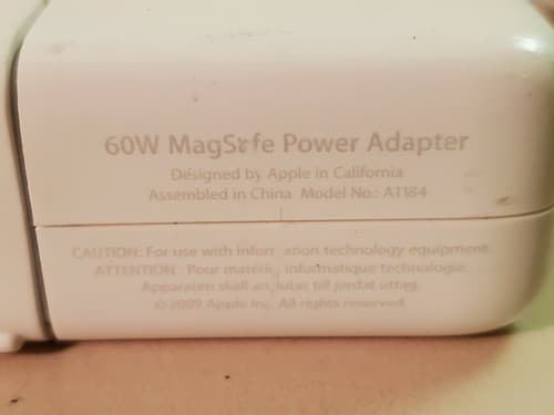 Genuine Original Apple Macbook Pro AC Adapter. Used, excellent condition. - Thumbnail 7